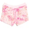 Free People Feeling For Lace Boxer Shorts In Pink