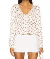 Free People Field Of Roses Top In Multi