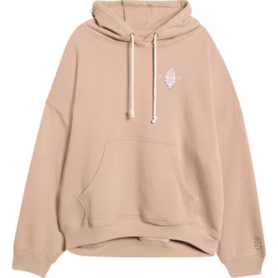 Free People Final Call Graphic Hoodie In Brown