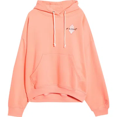 Free People Final Call Graphic Hoodie In Orange