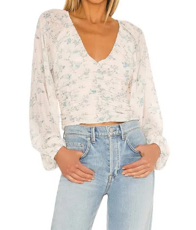 Free People Final Rose Blouse In Cream In Neutral