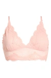 Free People Fiona Longline Bralette In Pink