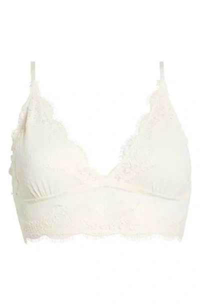 Free People Fiona Longline Bralette In White