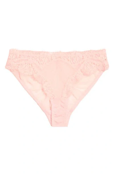 Free People Fiona Sheer Lace Bikini In Pink