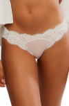 Free People Fiona Sheer Lace Bikini In White
