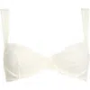 Free People Fiona Underwire Lace Demi Bra In White