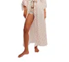 Free People First Blush Robe In Ivory Combo