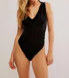 Free People X Intimately Fp First Choice Bodysuit In Black