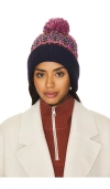 Free People First Frost Fair Isle Beanie In 네이비