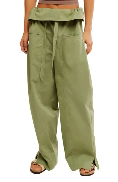 Free People Fisherman Pants In Green