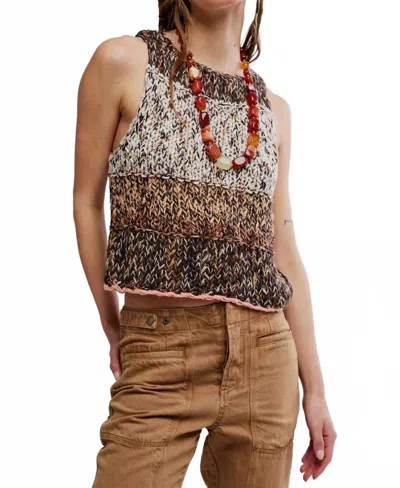 Free People Flea Market Tank In Natural Combo In Multi