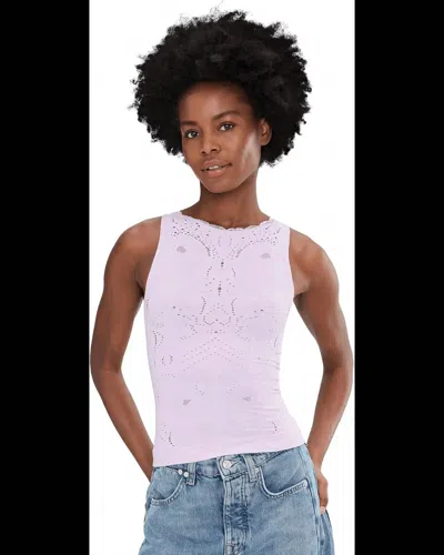 Free People Flirty Flutters Tank In Orchid Hush In Purple
