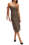 Free People Printed Got Glam Slip Midi Dress