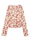 Free People Floral-print Button Top In Multi