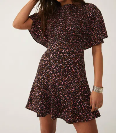 FREE PEOPLE FLORENCE MINI DRESS IN EVENING COMBO