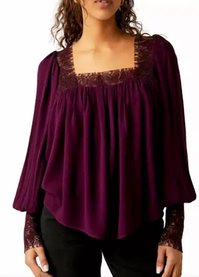 Free People Flutter By Top In Potent Purple