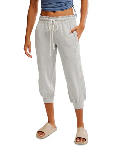 Free People Flutter Jogger Pants In Gray