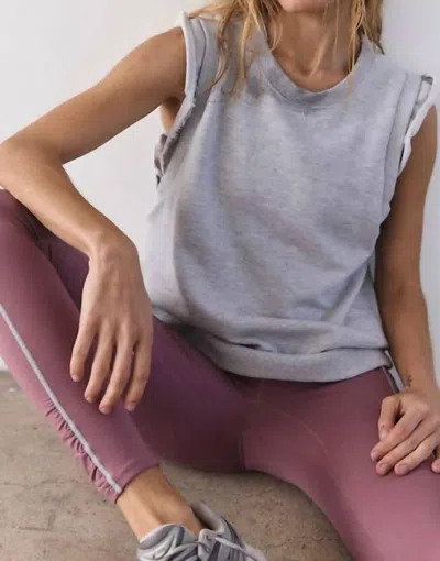 Free People Flutter Tank Top In Heather Grey