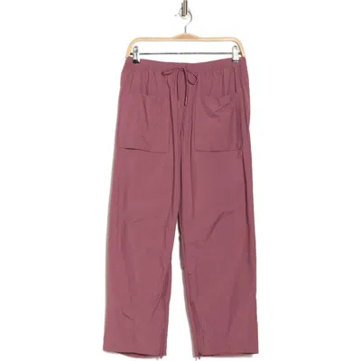 Free People Fly By Night Water Resistant Crop Hiking Pants In Dusty Mauve