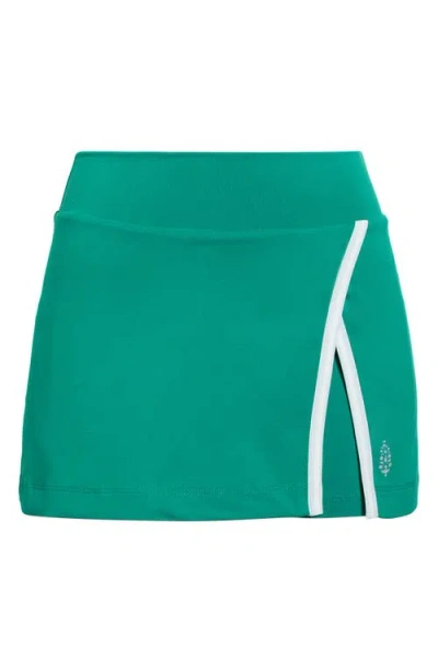 Free People Fp Movement Forehand Faux Wrap Skort In Blue