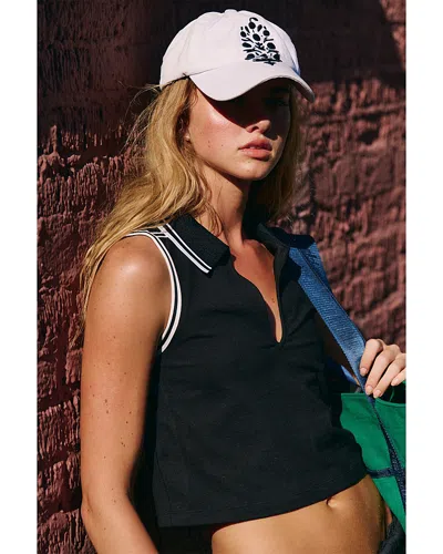Free People Forehand Polo Top In Multi