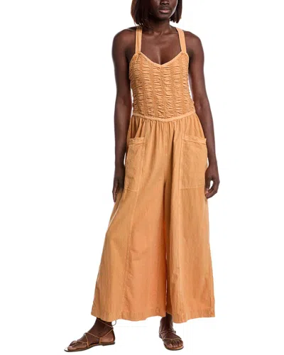 Free People Forever Always Ruched Jumpsuit
