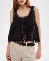 Free People Evermore Tank Top In Black
