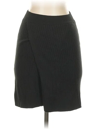 Pre-owned Free People Formal Skirt In Black