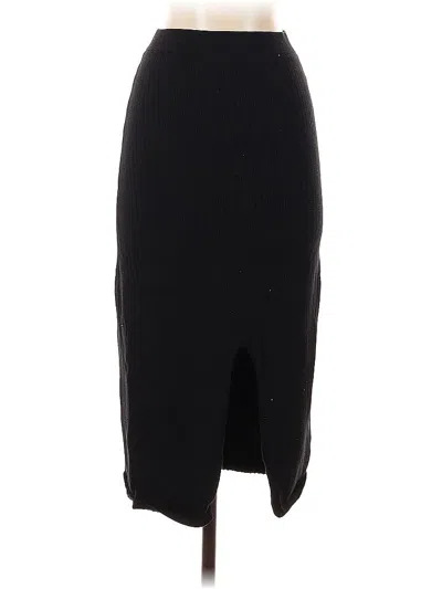 Pre-owned Free People Formal Skirt In Black