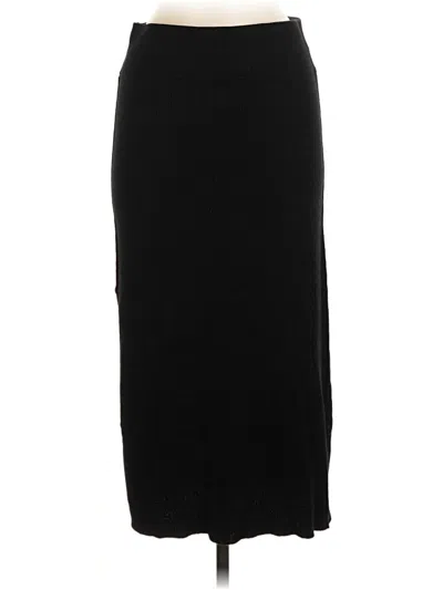 Pre-owned Free People Formal Skirt In Black