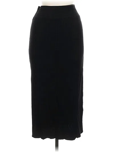 Pre-owned Free People Formal Skirt In Black