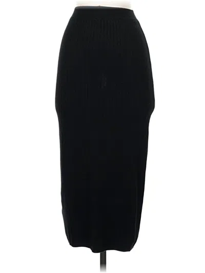 Pre-owned Free People Formal Skirt In Black