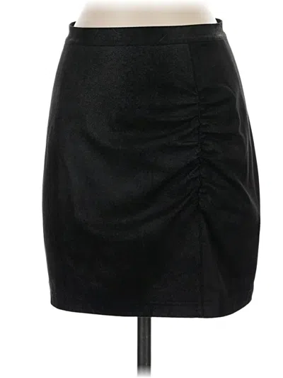 Pre-owned Free People Formal Skirt In Black
