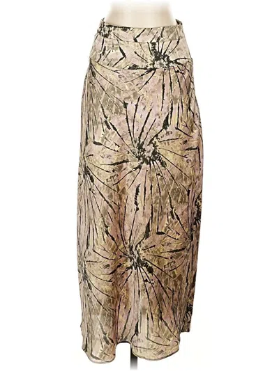 Pre-owned Free People Formal Skirt In Brown