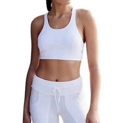 Free People Formation Yoga Sports Bra In White