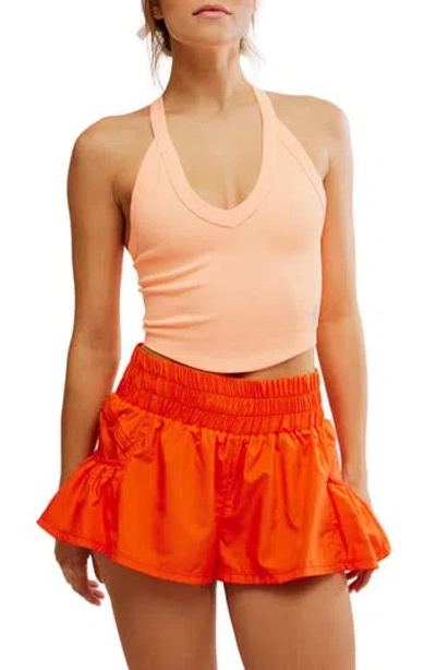 Free People Fp Movement All Clear Crop Racerback Tank In Pink