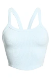 Free People Fp Movement All Clear Rib Crop Camisole In Blue