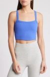 Free People Fp Movement All Clear Rib Crop Camisole In Electric Cobalt
