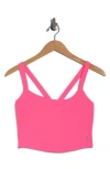 Free People Fp Movement All Clear Rib Crop Camisole In Pink