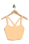 Free People Fp Movement All Clear Rib Crop Camisole In Nude