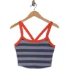 Free People Fp Movement All Clear Stripe Camisole In Blue
