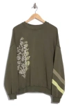 Free People Fp Movement All Star Oversize Graphic Sweatshirt In Red