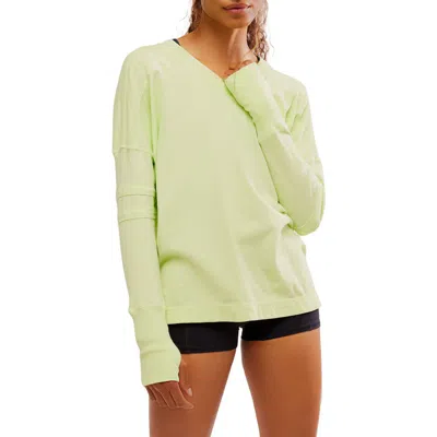 Free People Fp Movement All Star Oversize T-shirt In Lightning Lime