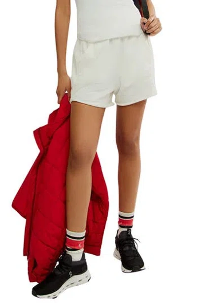 Free People Fp Movement All Star Sweat Shorts In White