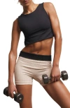 Free People Fp Movement Be Right Back Crop Top In Black