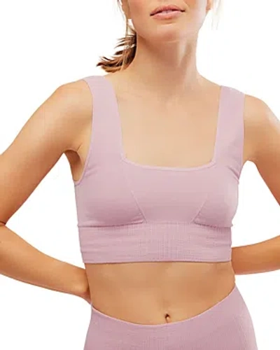 Free People Fp Movement By  Good Karma Sports Bra In Pink