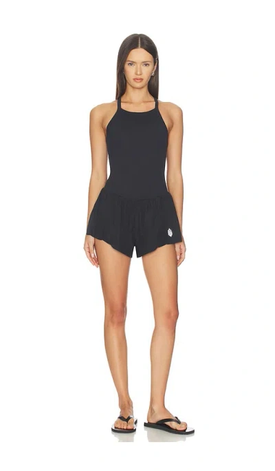 Free People Fp Movement Carpe Diem Runsie In Black