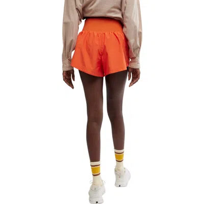 Free People Fp Movement Carpe Diem Shorts In Flame