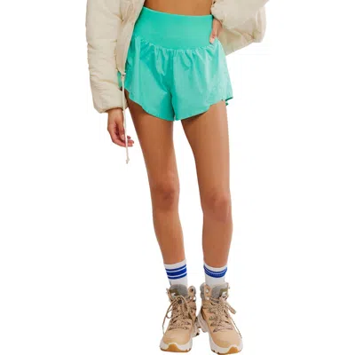 Free People Fp Movement Carpe Diem Water Resistant Shorts In Green