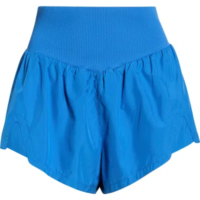 Free People Fp Movement Carpe Diem Water Resistant Shorts In Blue